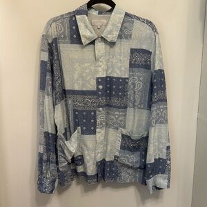Kith washed paisley shirt